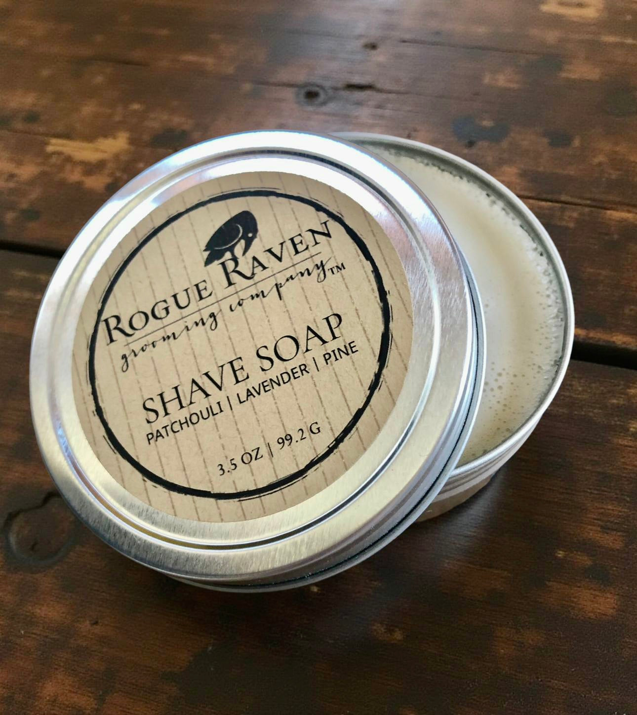 Shave Soap | Patchouli, Lavender + Pine