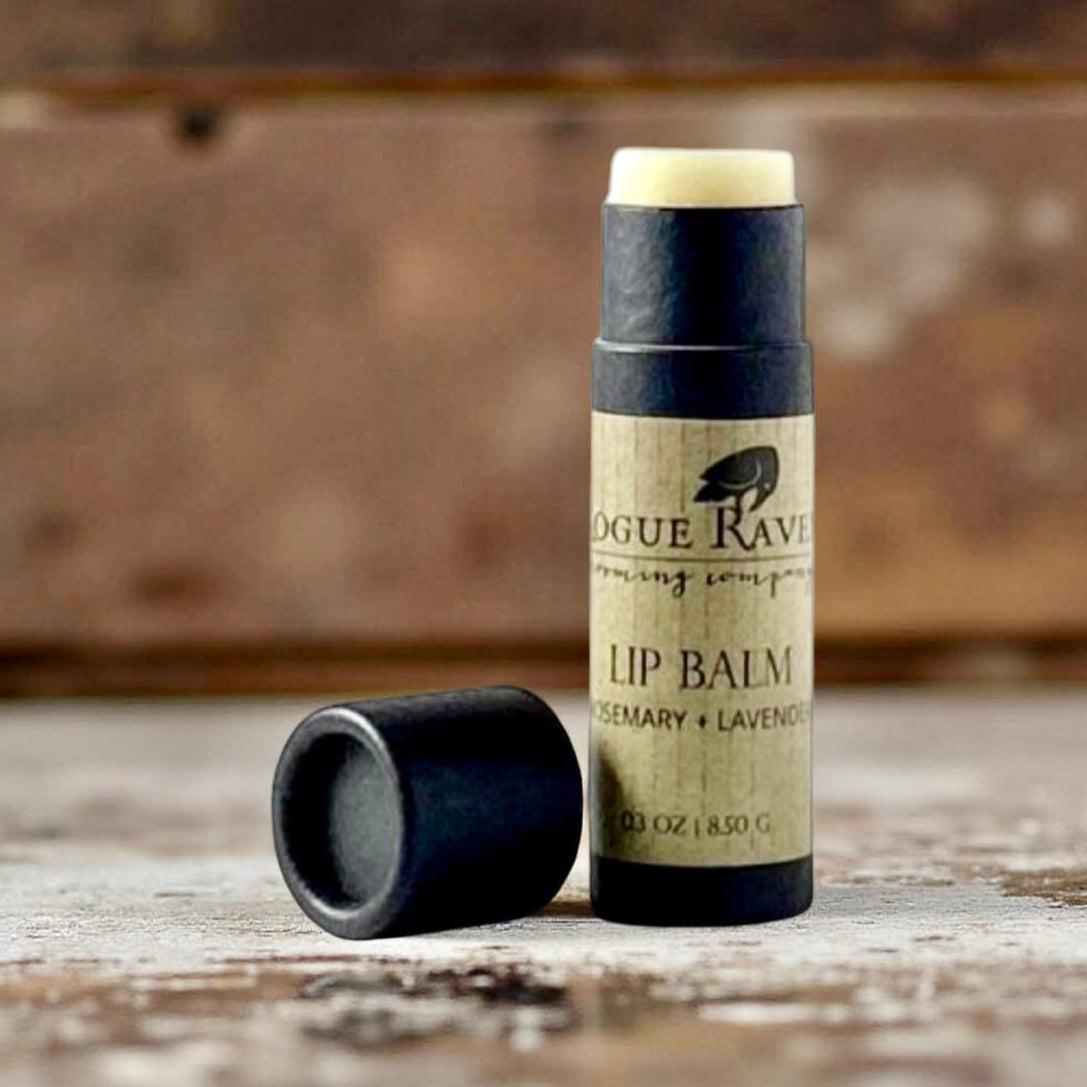 Nourishing All-Natural Lip Balm | Soothing + Protective | Rosemary + Lavender