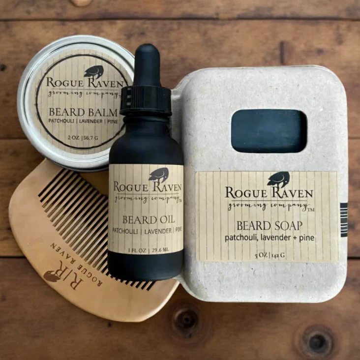 Beard Care Essentials Collection | Cleanse, Moisturize + Tame | Gift Ready