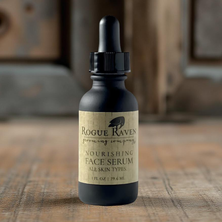 Bottle of Rogue Raven's Nourishing Face Serum