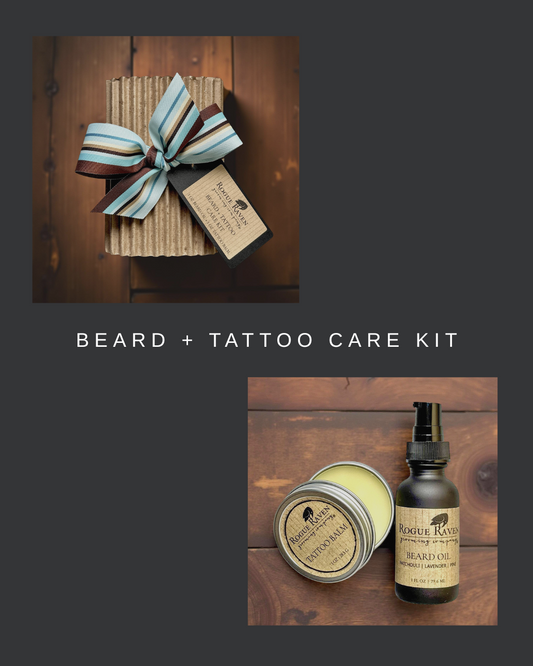 Beard & Tattoo Gift Set | Beard Oil + Tattoo Balm