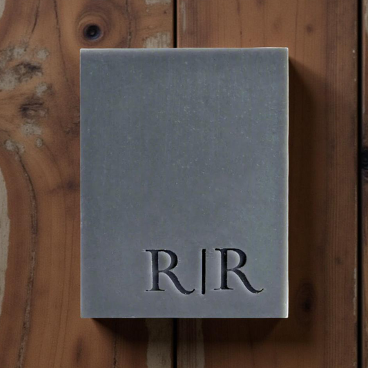 cold-pressed bar of Rogue Raven Beard Soap