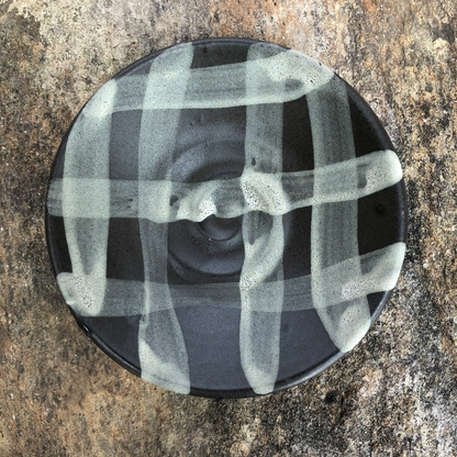 handcrafted ceramic shave soap dish by rogue raven grooming